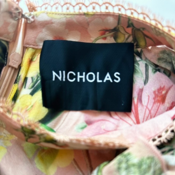 Nicholas The Label The Secret Garden Cold Shoulder Dress US Size 6 - Picture 9 of 11